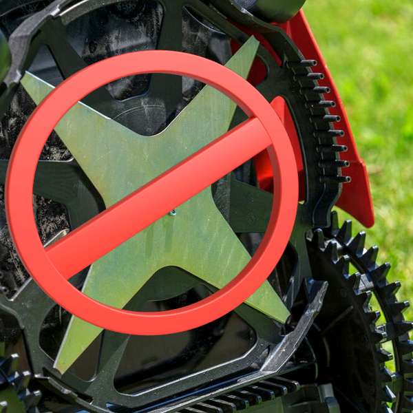 No Randomly Spinning Blades